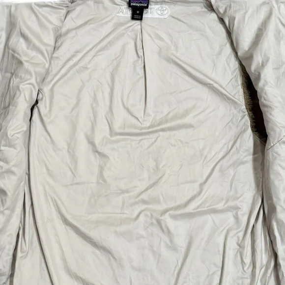 Patagonia Los Gatos Fleece Vest Teddy Sherpa Neutral Tan Full Zip Womens Medium - Picture 8 of 11